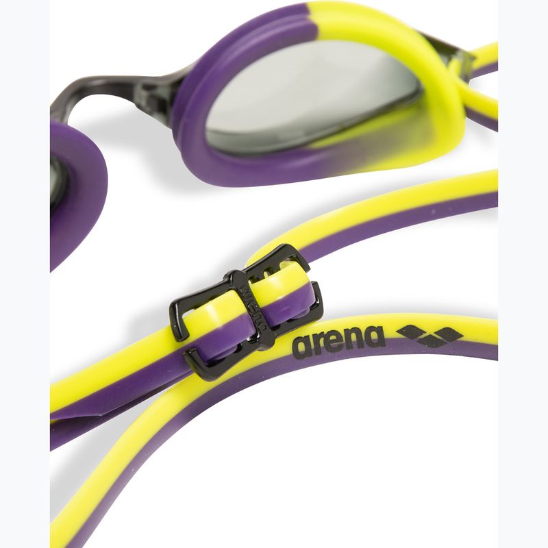 Occhialini da nuoto arena Python smoke/plum/artic lime 6