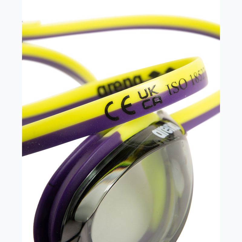 Occhialini da nuoto arena Python smoke/plum/artic lime 7
