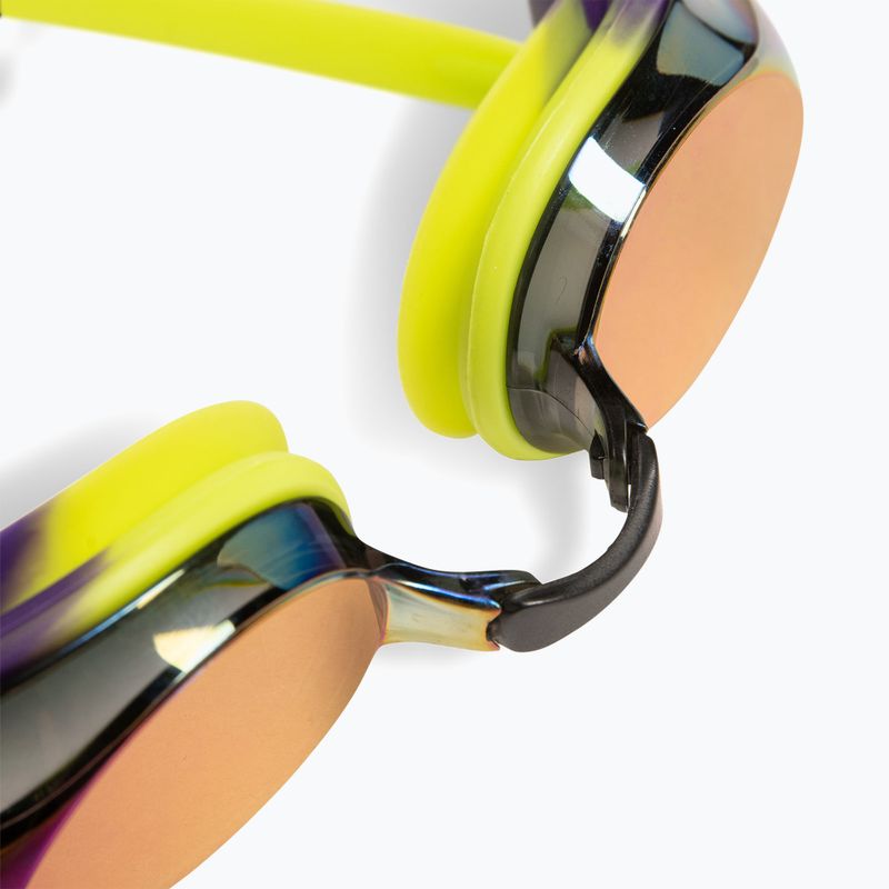 Occhiali da nuoto Arena Tracks Mirror viola/plum/artic lime 5