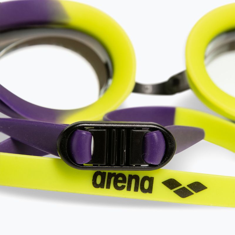 Occhiali da nuoto Arena Tracks Mirror viola/plum/artic lime 6