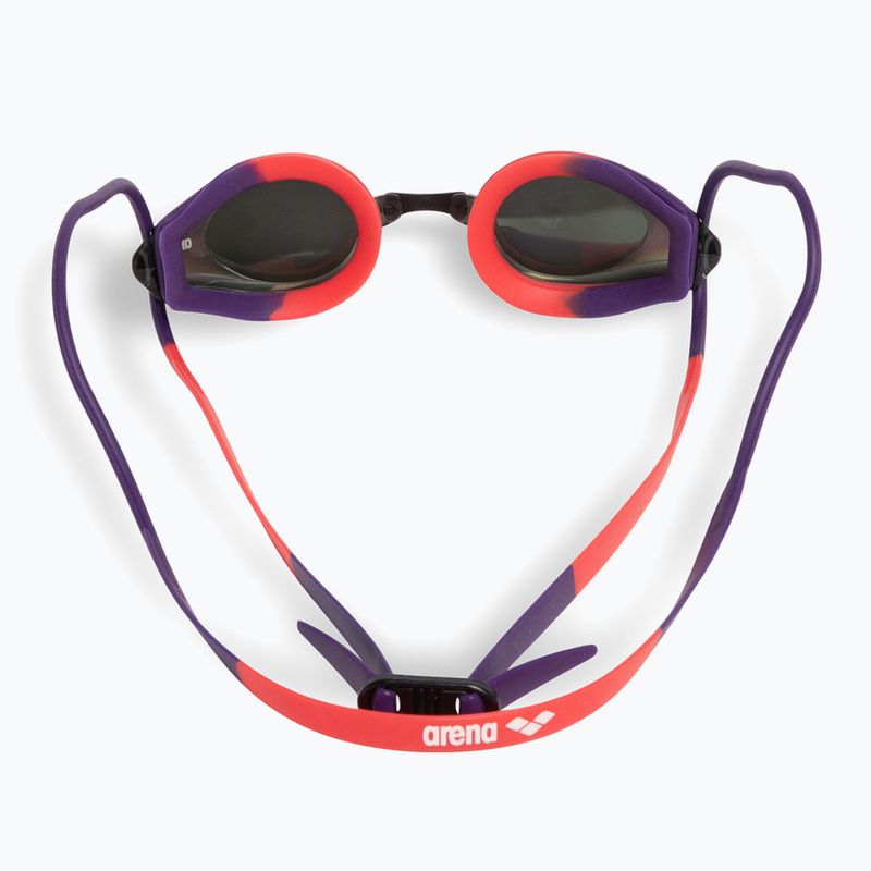 Occhiali da nuoto Arena Tracks Mirror rame/plum/corallo brillante 3