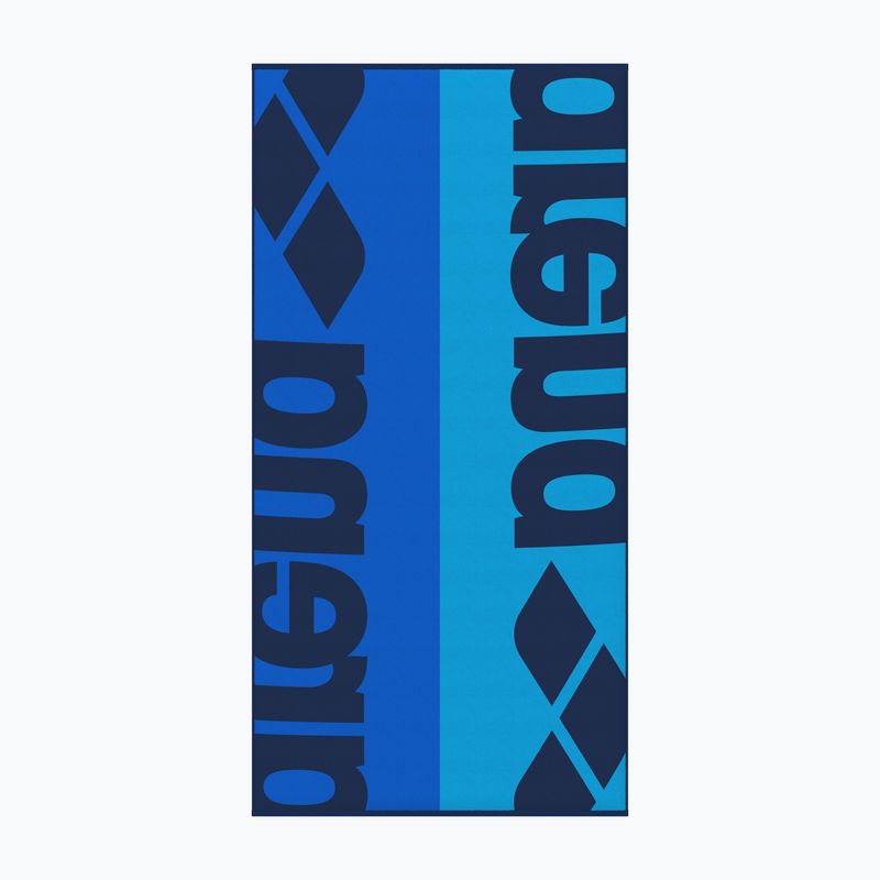 Arena Logotype Towel Velour navy multi 2
