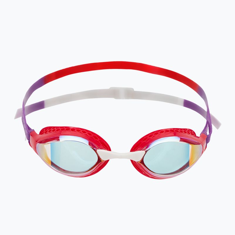 Occhiali da nuoto Arena Air-Speed Mirror giallo rame/corallo brillante/plum 2