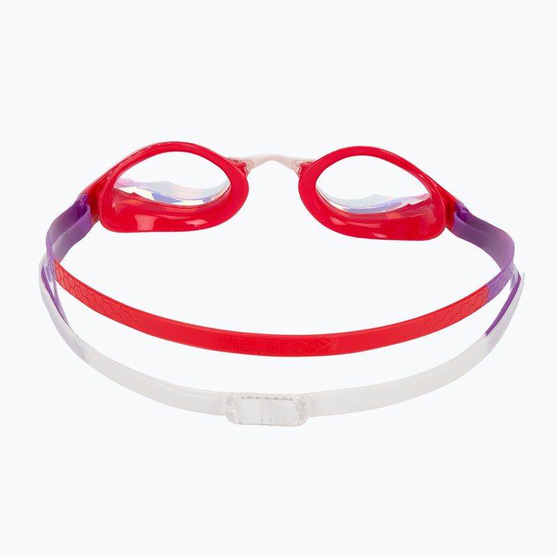 Occhiali da nuoto Arena Air-Speed Mirror giallo rame/corallo brillante/plum 4