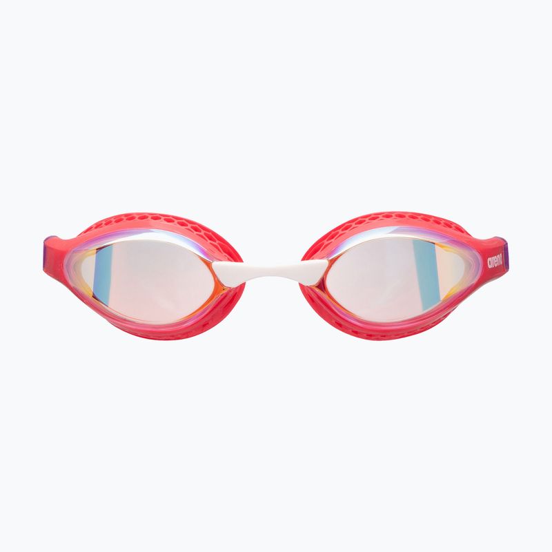 Occhiali da nuoto Arena Air-Speed Mirror giallo rame/corallo brillante/plum 4
