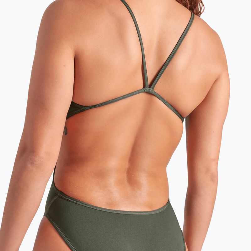 Costume da bagno intero donna arena Ao Rev Challenge Back multicolore/salvia scuro 14