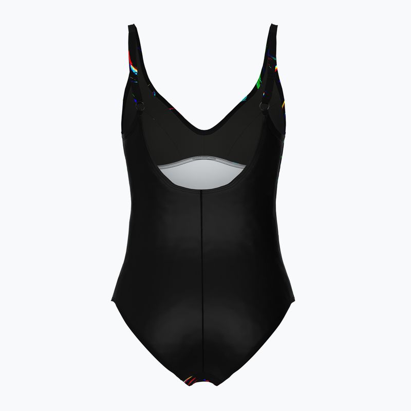 Costume intero donna arena Abyss U Back multi nero/nero 2