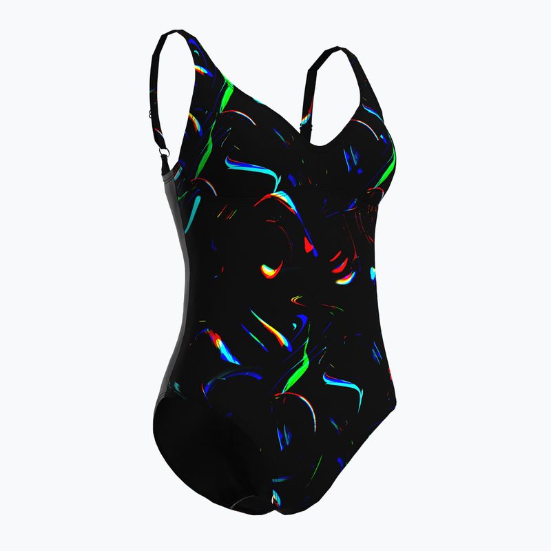 Costume intero donna arena Abyss U Back multi nero/nero 3