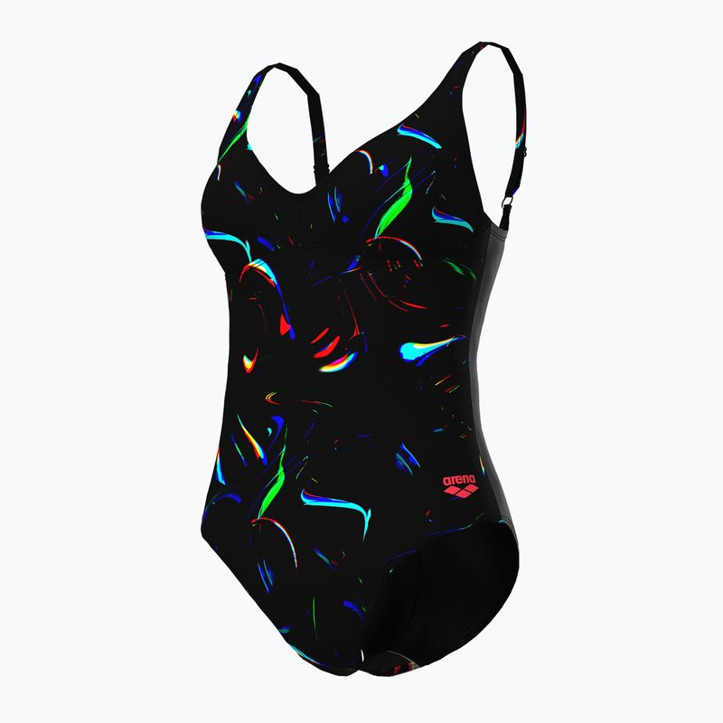 Costume intero donna arena Abyss U Back multi nero/nero 4
