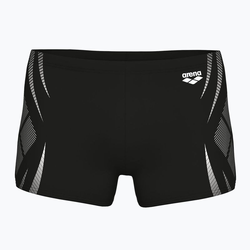 Pantaloncini da bagno arena Poseidonia da uomo nero/bianco