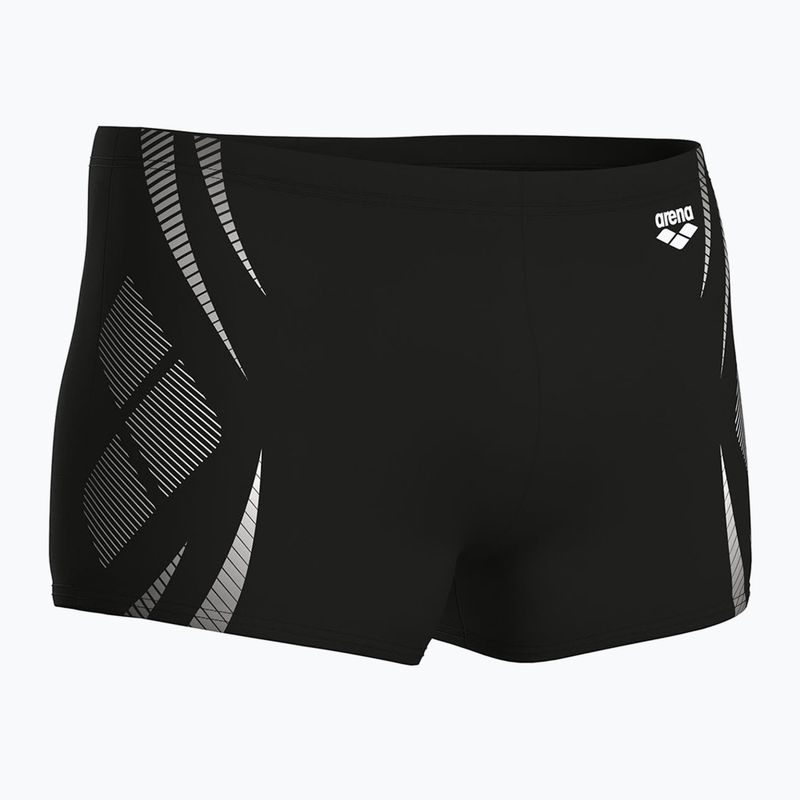 Pantaloncini da bagno arena Poseidonia da uomo nero/bianco 3
