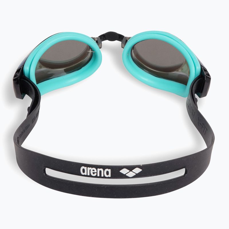 Occhiali da nuoto Arena Zoom X-Fit Mirror turchese/acqua/nero 3