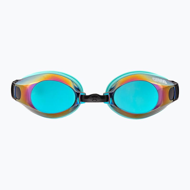 Occhiali da nuoto Arena Zoom X-Fit Mirror turchese/acqua/nero 4