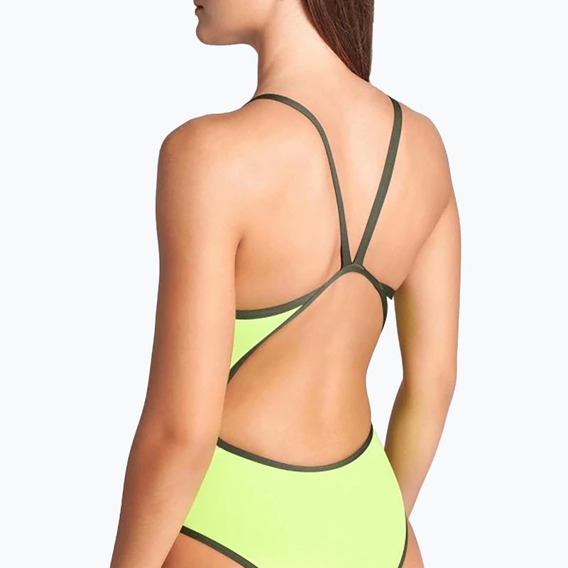 Costume intero donna arena Icons Super Fly Back Solid artic lime/dark sage 5