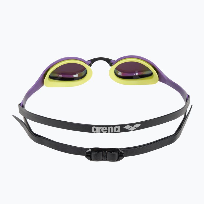 Occhiali da nuoto Arena Cobra Ultra Swipe Mirror smeraldo/plum/cyber lime 4