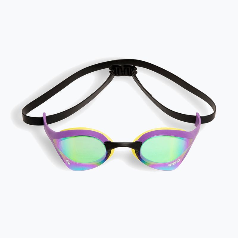 Occhiali da nuoto Arena Cobra Ultra Swipe Mirror smeraldo/plum/cyber lime 2