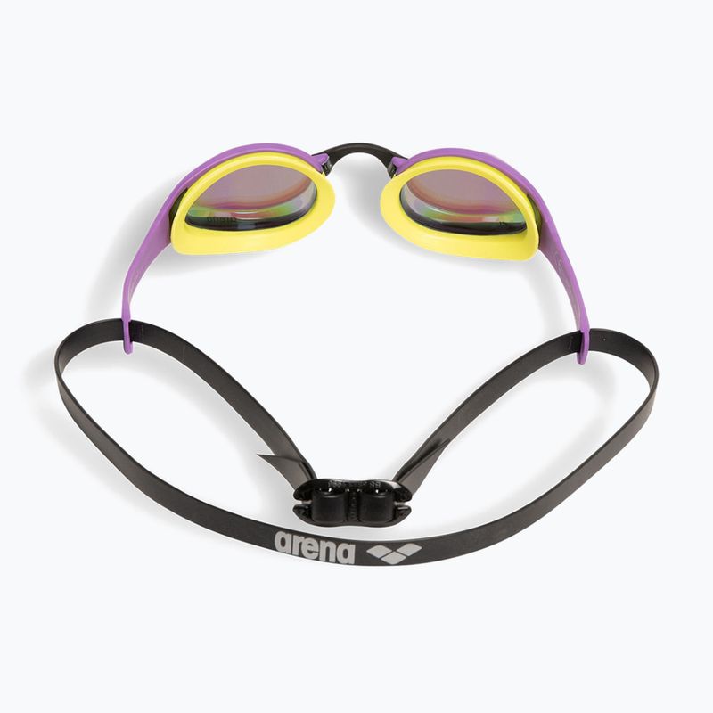 Occhiali da nuoto Arena Cobra Ultra Swipe Mirror smeraldo/plum/cyber lime 3