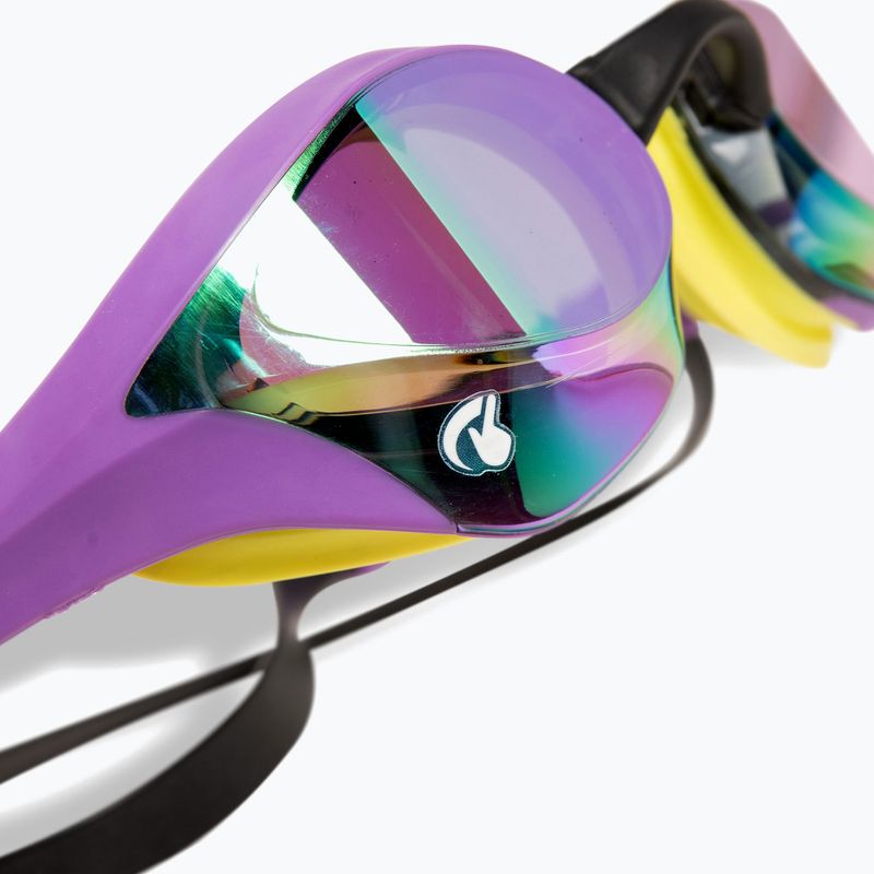 Occhiali da nuoto Arena Cobra Ultra Swipe Mirror smeraldo/plum/cyber lime 5