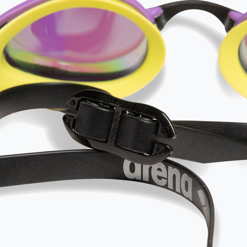 Occhiali da nuoto Arena Cobra Ultra Swipe Mirror smeraldo/plum/cyber lime 6