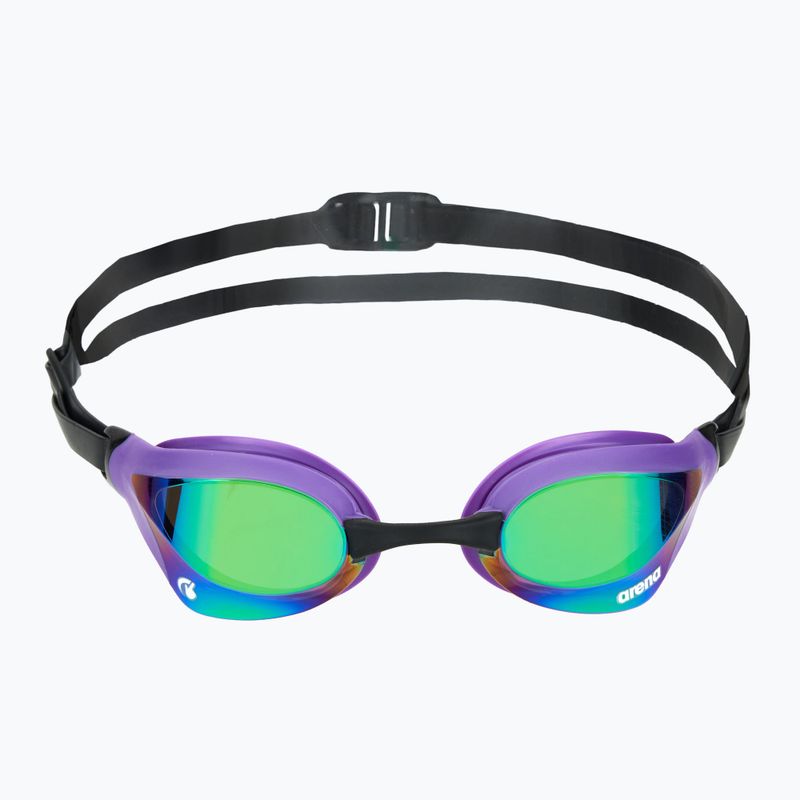 Occhiali da nuoto Arena Cobra Swipe Mirror smeraldo/prugna/nero 2