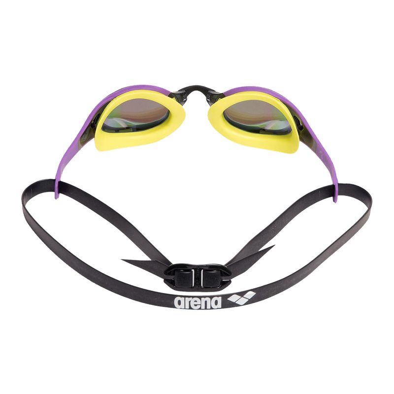 Arena Cobra Edge Occhiali da nuoto a specchio smeraldo/plum/cyber lime 3