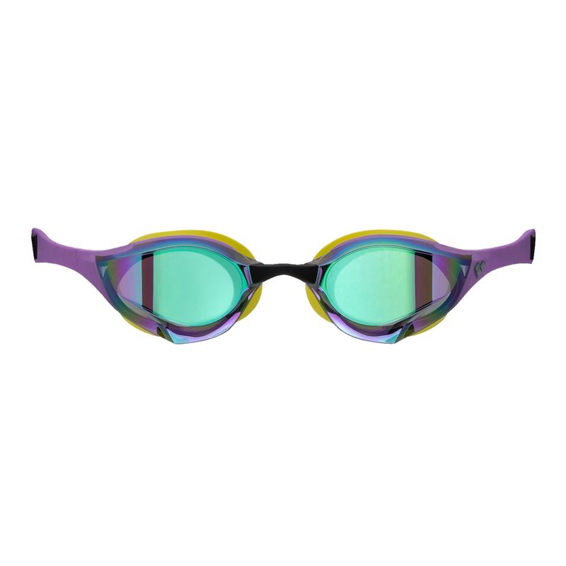 Arena Cobra Edge Occhiali da nuoto a specchio smeraldo/plum/cyber lime 4