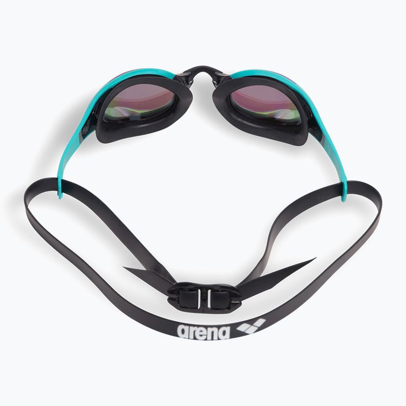 Occhiali da nuoto Arena Cobra Edge Swipe Mirror smeraldo/peacock/nero 3