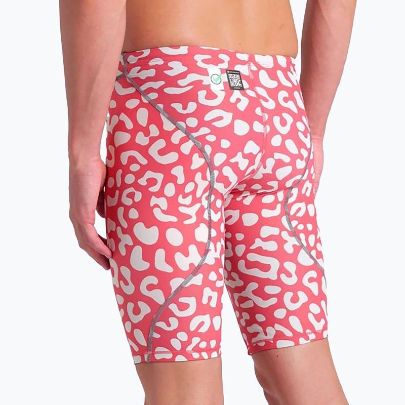 Costume da bagno uomo arena Powerskin ST Next LE Jammer leopardato geranio 8