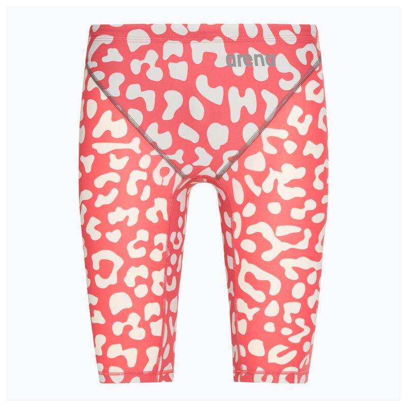 Costume da bagno uomo arena Powerskin ST Next LE Jammer leopardato geranio