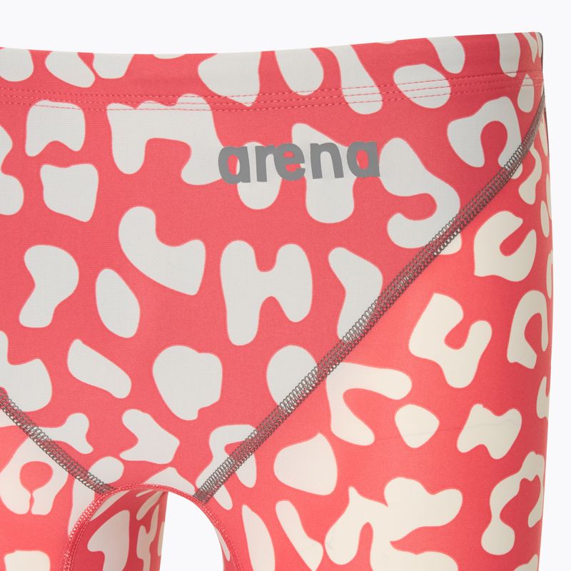Costume da bagno uomo arena Powerskin ST Next LE Jammer leopardato geranio 3