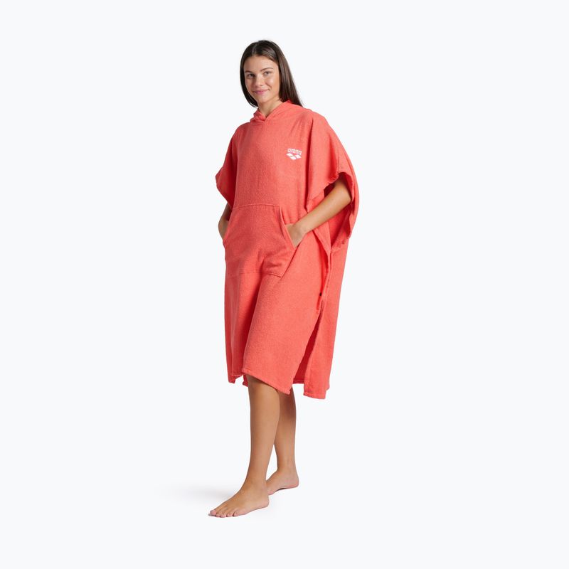 Poncho arena Cotton Poncho calypso coral/white 8