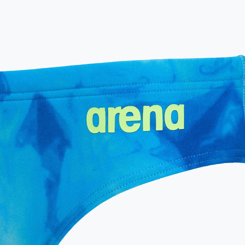 Slip da bagno arena uomo Tie-Dye Allover blu multi 3