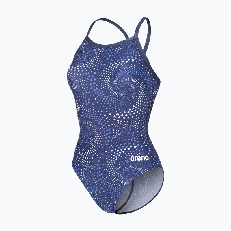 Costume da bagno intero donna arena Fireflow Lightdrop Back navy/team navy 3
