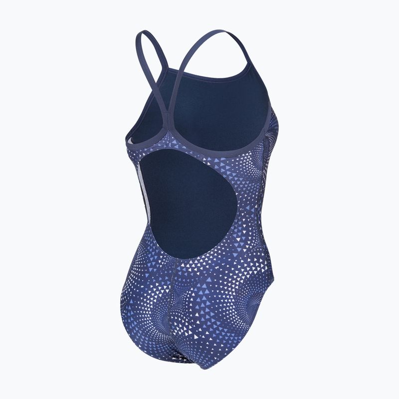 Costume da bagno intero donna arena Fireflow Lightdrop Back navy/team navy 4