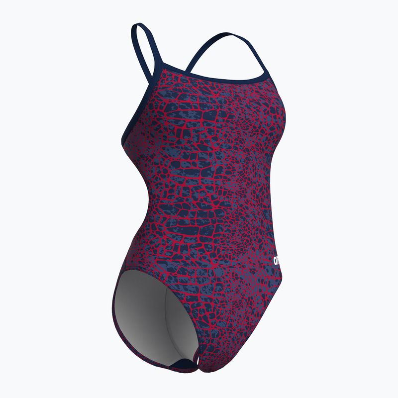 Costume intero donna arena Snake Skin Challenge navy/team redwhiteblue 3