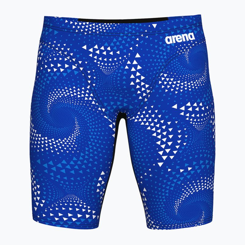 Maglia da nuoto arena Fireflow da uomo, nero/team royal