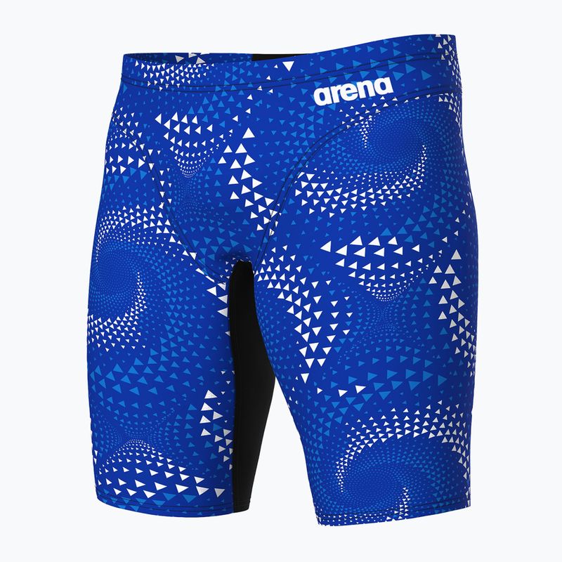Maglia da nuoto arena Fireflow da uomo, nero/team royal 3