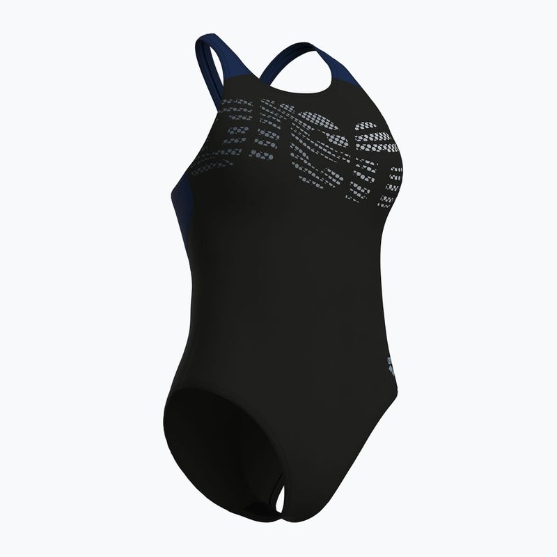 Costume intero donna arena Flowing V Back nero/navy 3