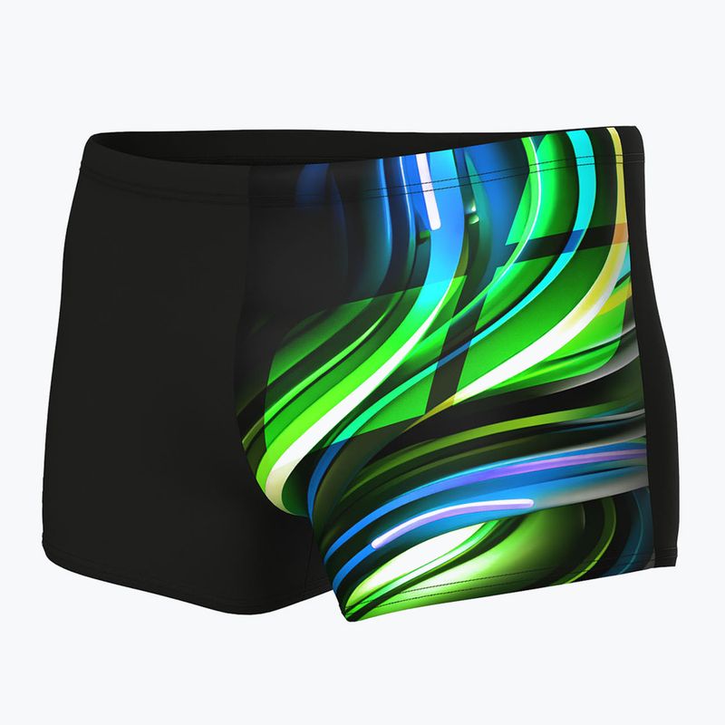 Boxer da bagno arena Bloom da uomo multi nero/nero 3