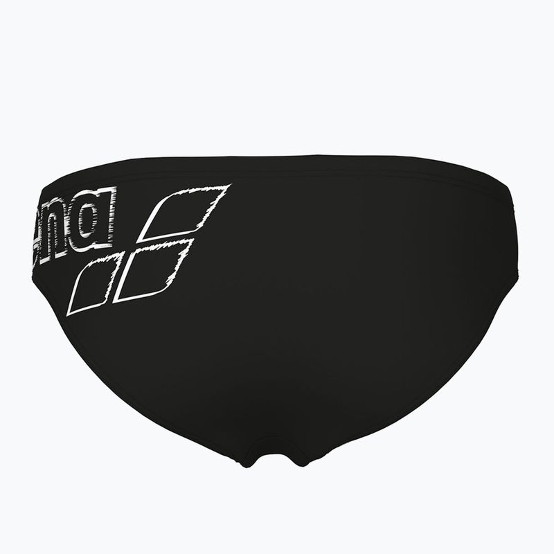 Slip da bagno arena Scratchy da uomo nero 2