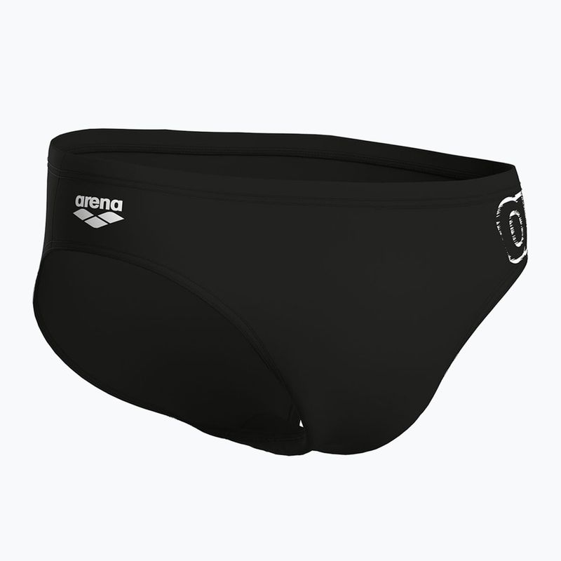 Slip da bagno arena Scratchy da uomo nero 4
