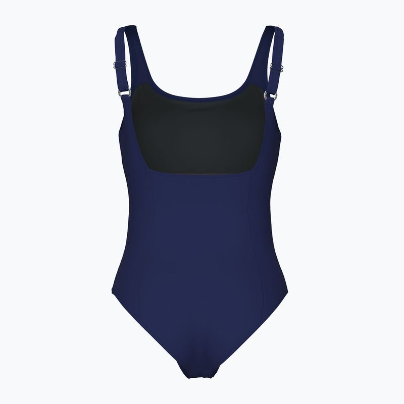 Costume intero Arena Isa Squared Back navy/ice da donna 2