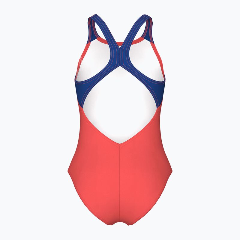Costume intero da bambino Arena Graphic V Back calypso coral/royal 2