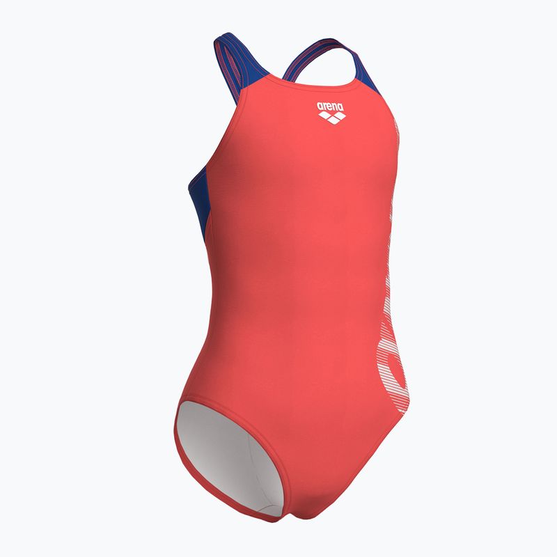 Costume intero da bambino Arena Graphic V Back calypso coral/royal 3