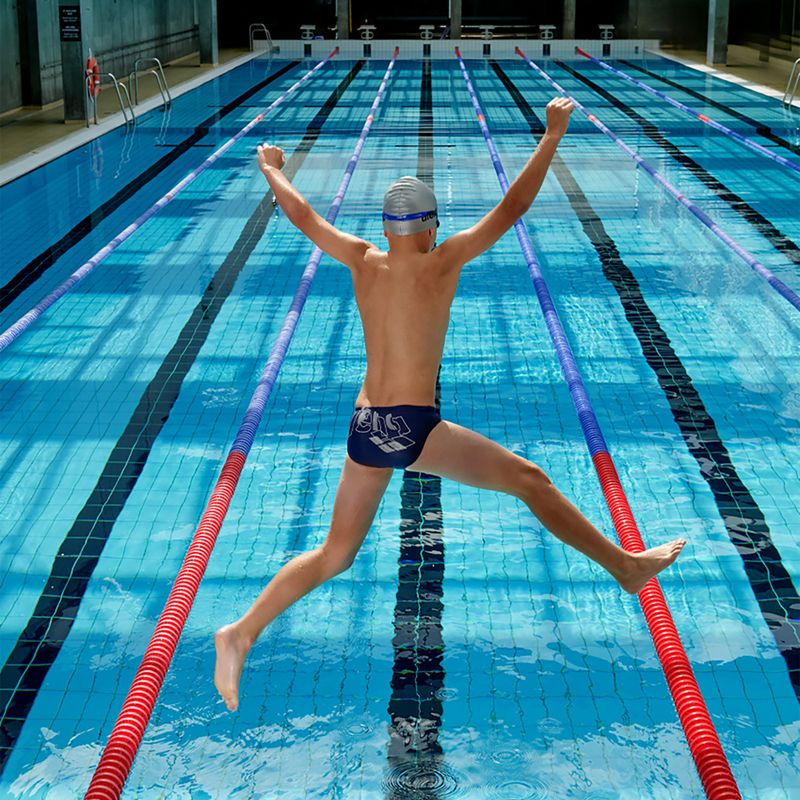 Slip da bagno per bambini arena Tales navy/bianco 7