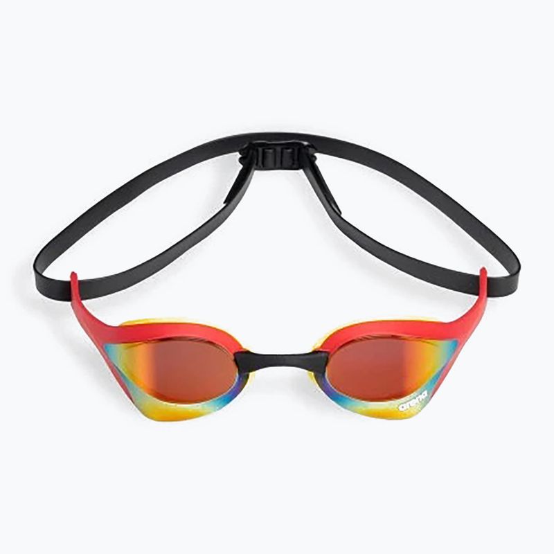 Occhialini da nuoto arena Cobra Ultra Swipe Mirror gold/red 2