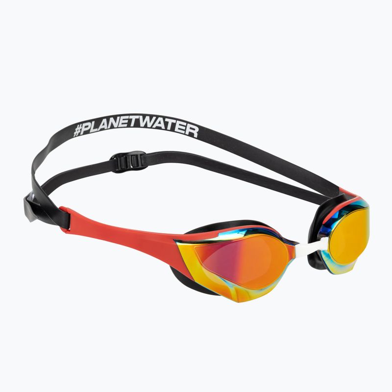Occhialini da nuoto arena Cobra Edge Swipe Mirror gold/red