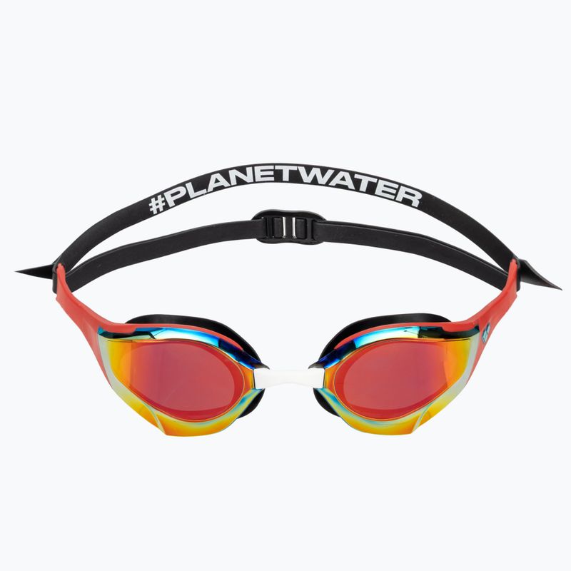 Occhialini da nuoto arena Cobra Edge Swipe Mirror gold/red 2