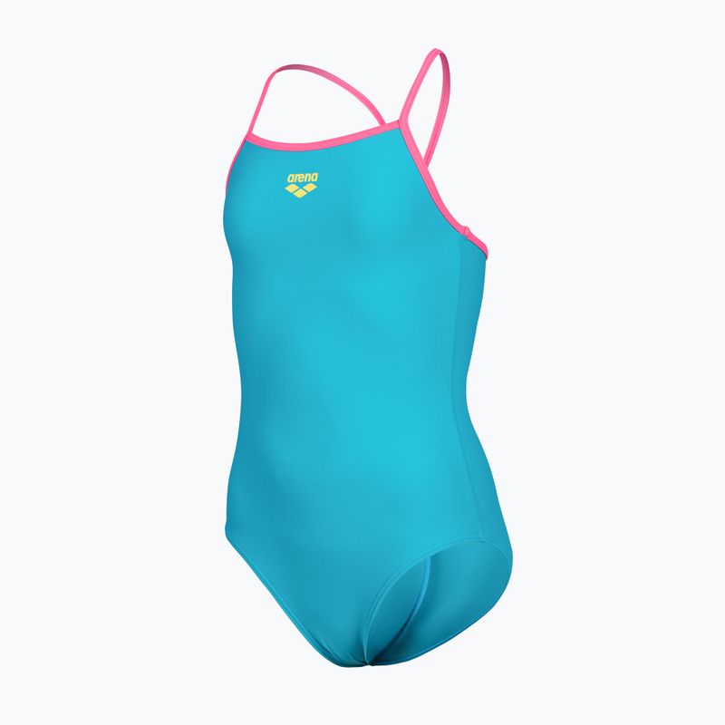 Costume da bagno intero bambino arena Light Drop Solid eyeblush/shocking pink/shocking pink 3