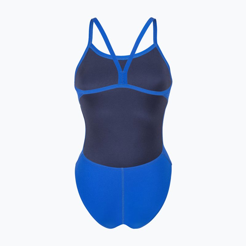 Costume da bagno intero da donna arena Team Swimsuit Challenge Solid neon blue/team orange 2